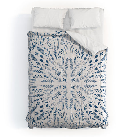 Iveta Abolina Indigo Maze Comforter