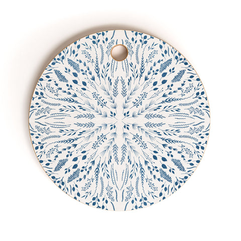 Iveta Abolina Indigo Maze Cutting Board Round