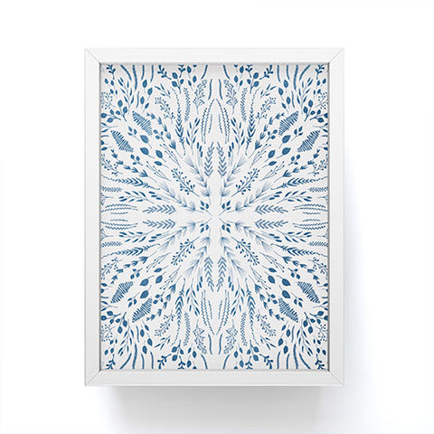 Iveta Abolina Indigo Maze Framed Mini Art Print