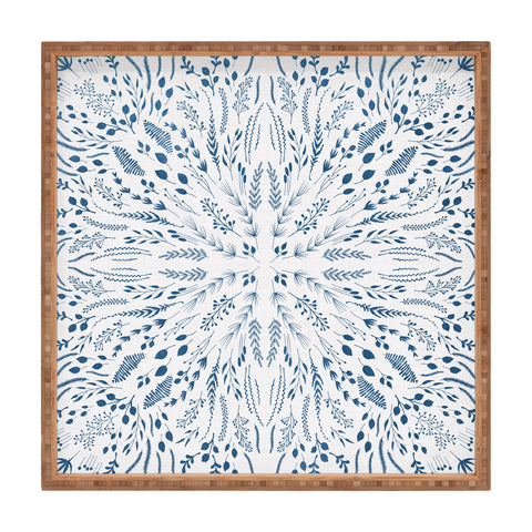 Iveta Abolina Indigo Maze Square Tray