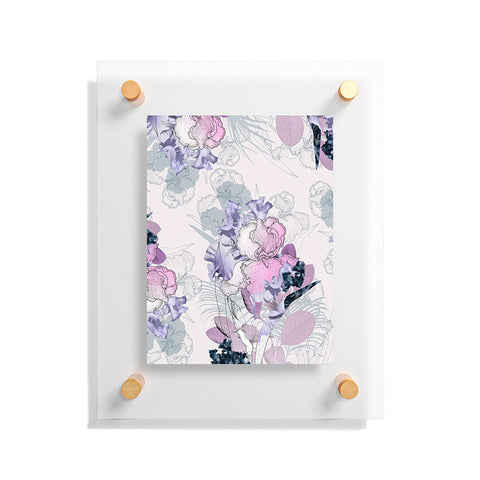 Iveta Abolina Iris Garden Floating Acrylic Print