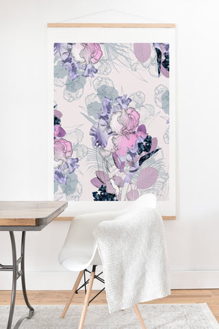 Iveta Abolina Iris Garden Art Print And Hanger