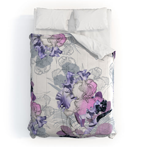 Iveta Abolina Iris Garden Comforter