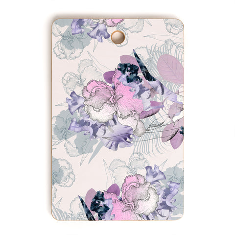 Iveta Abolina Iris Garden Cutting Board Rectangle