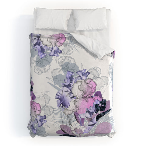Iveta Abolina Iris Garden Duvet Cover