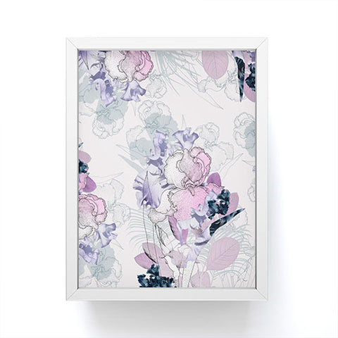 Iveta Abolina Iris Garden Framed Mini Art Print