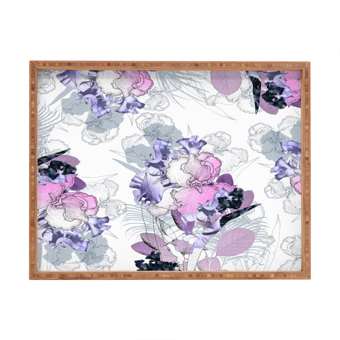 Iveta Abolina Iris Garden Rectangular Tray