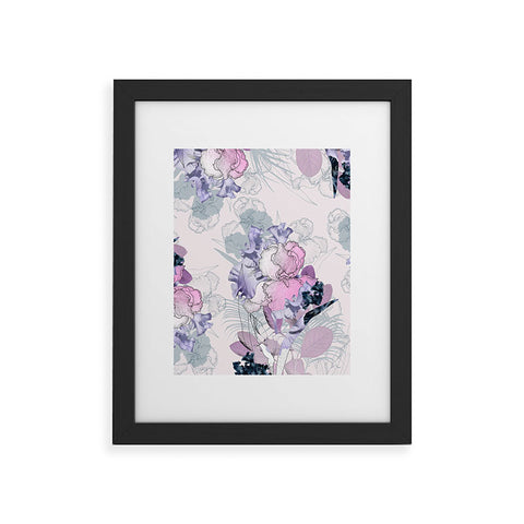 Iveta Abolina Iris Garden Framed Art Print