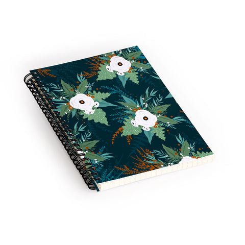 Iveta Abolina Isabella Garden Spiral Notebook