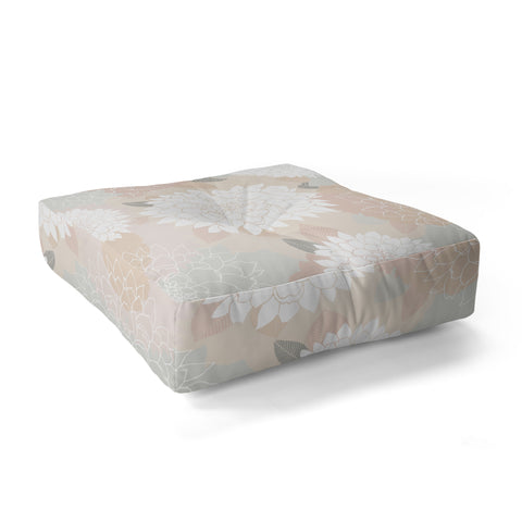 Iveta Abolina Ivory Rose Floor Pillow Square