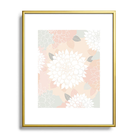 Iveta Abolina Ivory Rose Metal Framed Art Print
