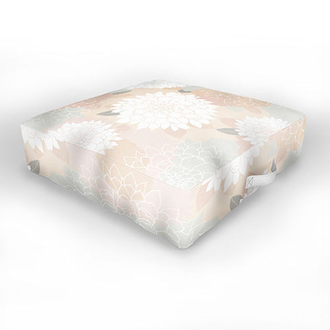 Iveta Abolina Ivory Rose Outdoor Floor Cushion