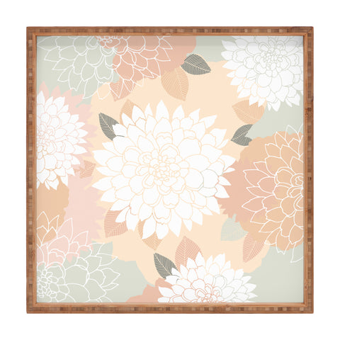 Iveta Abolina Ivory Rose Square Tray