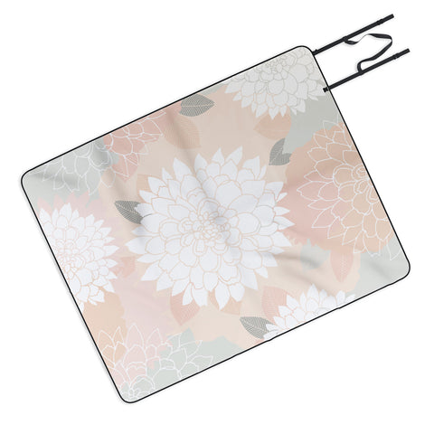 Iveta Abolina Ivory Rose Picnic Blanket