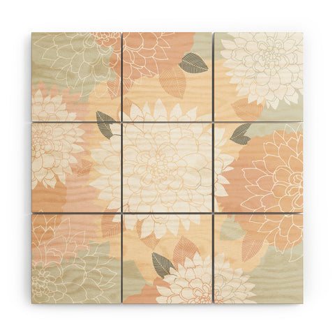 Iveta Abolina Ivory Rose Wood Wall Mural