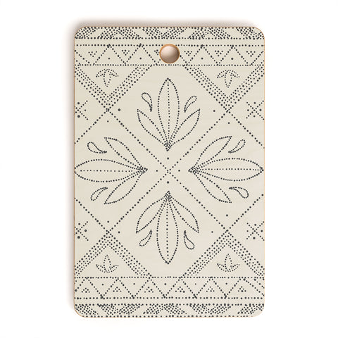 Iveta Abolina Janelle Cream Cutting Board Rectangle