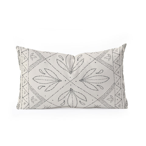 Iveta Abolina Janelle Cream Oblong Throw Pillow