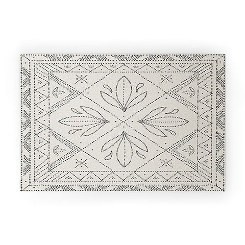 Iveta Abolina Janelle Cream Welcome Mat