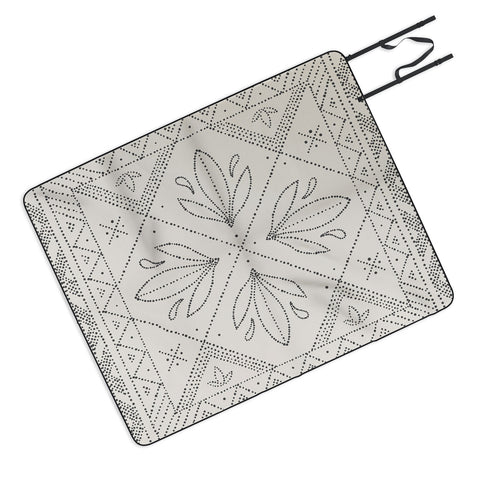 Iveta Abolina Janelle Cream Picnic Blanket