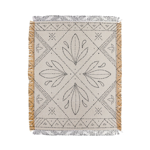 Iveta Abolina Janelle Cream Throw Blanket
