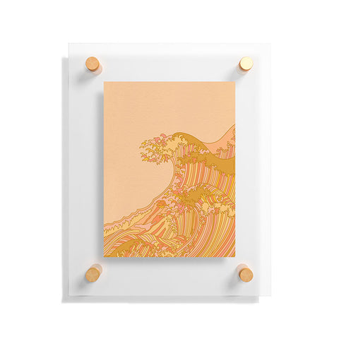 Iveta Abolina Japanese Sunny Wave Floating Acrylic Print