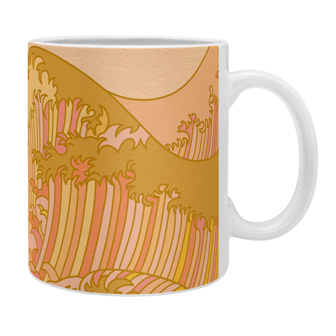 Iveta Abolina Japanese Sunny Wave Coffee Mug