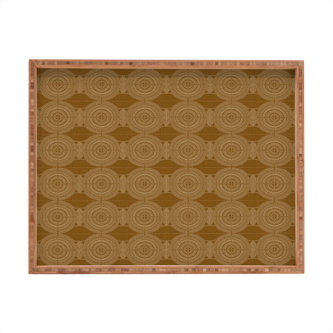 Iveta Abolina Jazmyne Rust Rectangular Tray