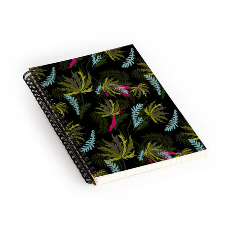 Iveta Abolina Josette Night Spiral Notebook