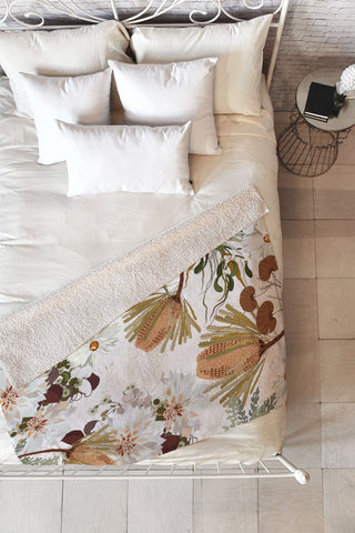 Iveta Abolina Juliette Charm Fleece Throw Blanket