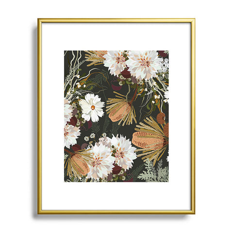 Iveta Abolina Juliette Moss Metal Framed Art Print