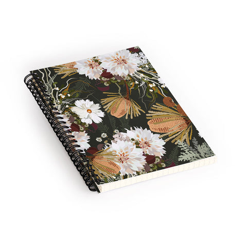 Iveta Abolina Juliette Moss Spiral Notebook