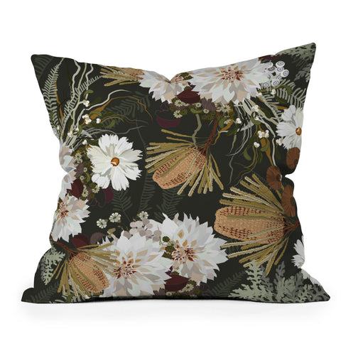 Iveta Abolina Juliette Moss Throw Pillow