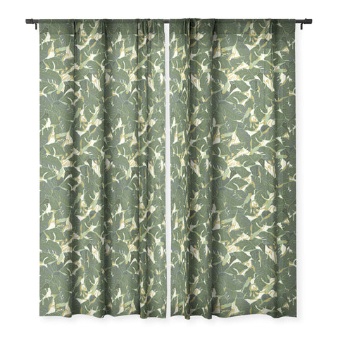 Iveta Abolina Jungle Polka Sheer Window Curtain