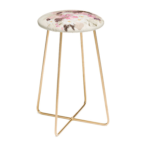 Iveta Abolina Keeley Blush Counter Stool