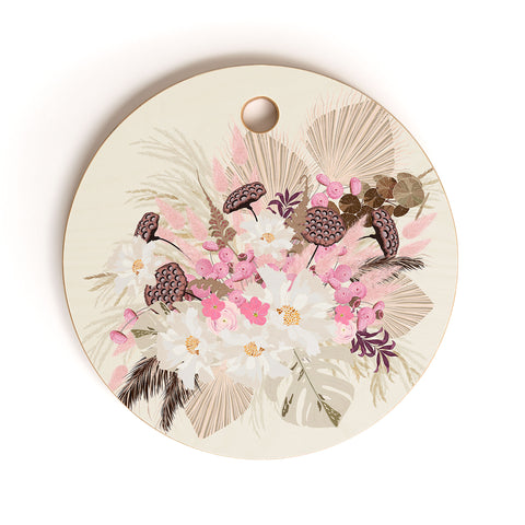 Iveta Abolina Keeley Blush Cutting Board Round