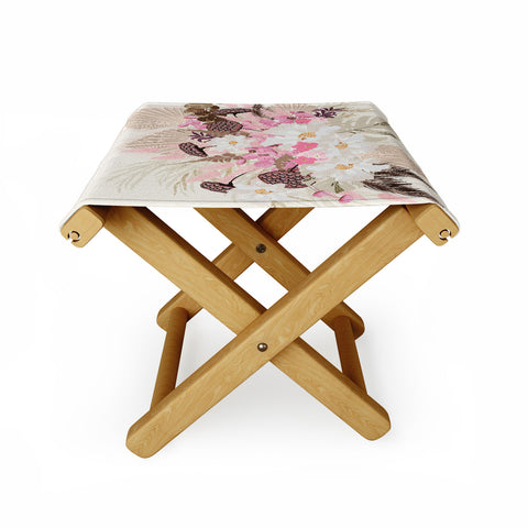 Iveta Abolina Keeley Blush Folding Stool