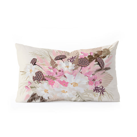 Iveta Abolina Keeley Blush Oblong Throw Pillow
