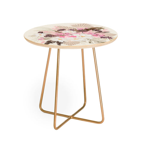Iveta Abolina Keeley Blush Round Side Table