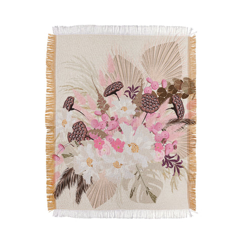Iveta Abolina Keeley Blush Throw Blanket
