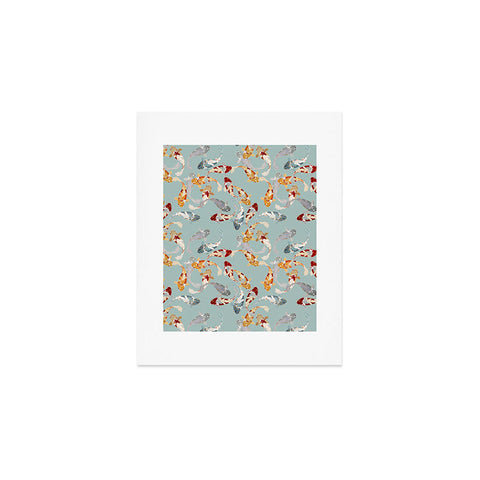 Iveta Abolina Koi Fish Pond Art Print
