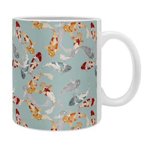 Iveta Abolina Koi Fish Pond Coffee Mug