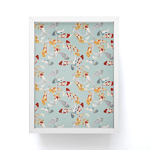 Iveta Abolina Koi Fish Pond Framed Mini Art Print
