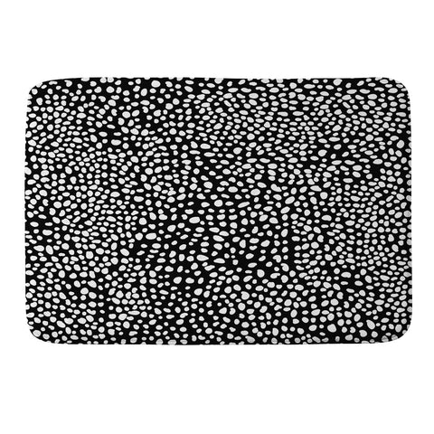 Iveta Abolina La Jardin Noir I Memory Foam Bath Mat