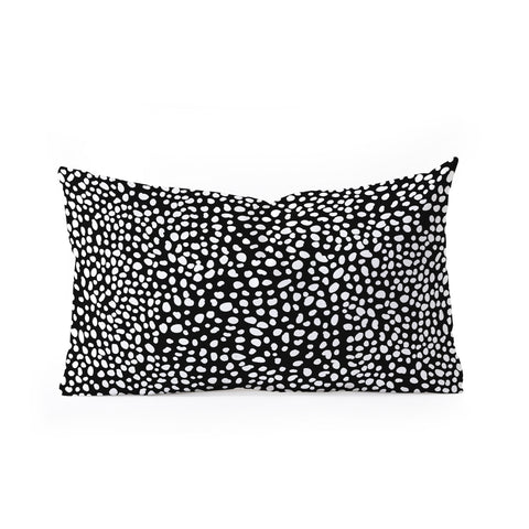 Iveta Abolina La Jardin Noir I Oblong Throw Pillow