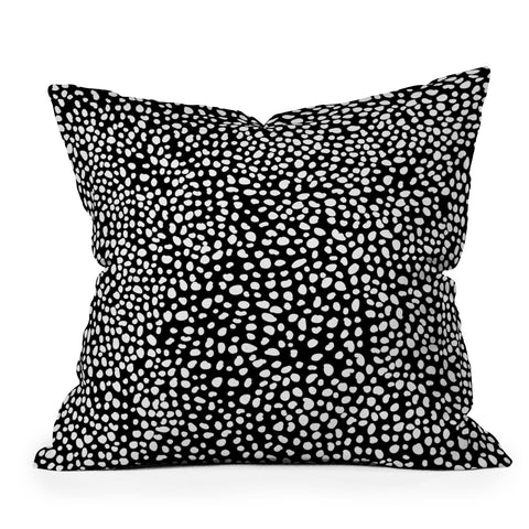 Iveta Abolina La Jardin Noir I Throw Pillow