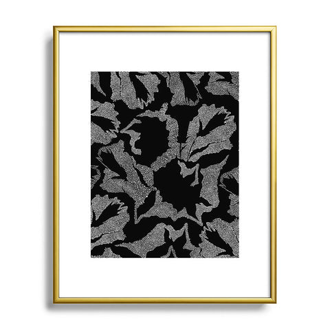 Iveta Abolina La Jardin Noir II Metal Framed Art Print