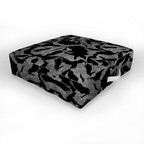Iveta Abolina La Jardin Noir II Outdoor Floor Cushion