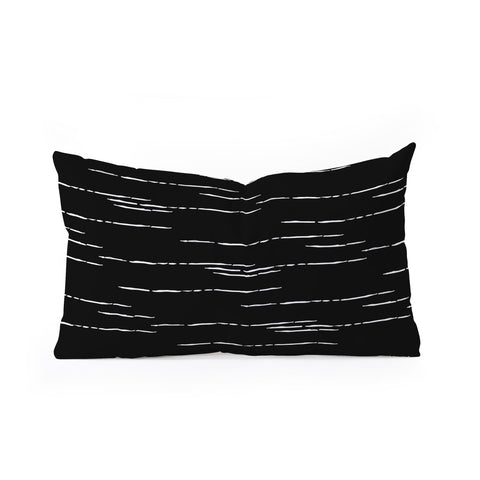 Iveta Abolina La Jardin Noir IV Oblong Throw Pillow