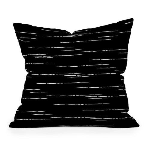 Iveta Abolina La Jardin Noir IV Throw Pillow