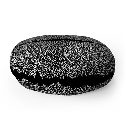 Iveta Abolina La Jardin Noir V Floor Pillow Round